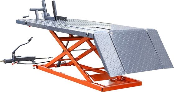 Pnömatik 1500lbs Toz Boya Hidrolik ve hava pompası Motosiklet masası